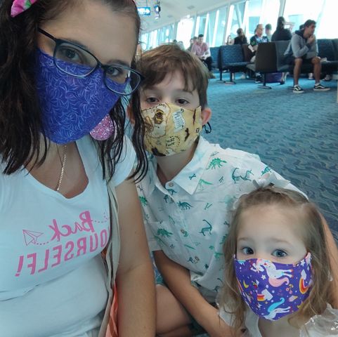 Face Mask - Purple Unicorn