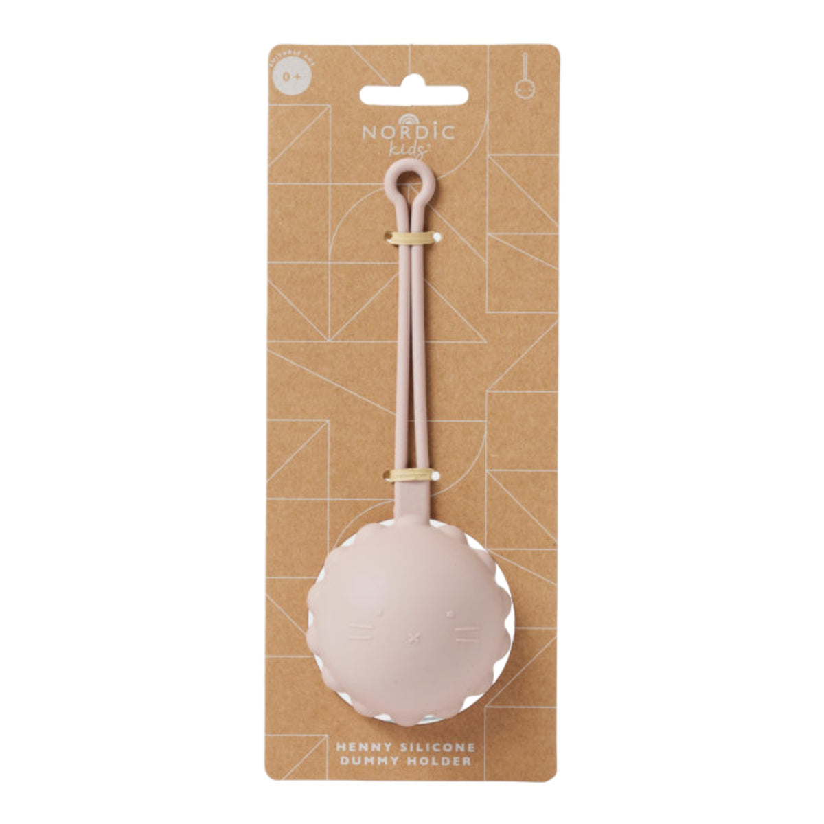Nordic Kids | Henny Silicone Dummy Holder - Musk