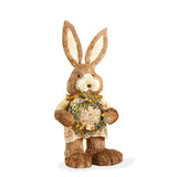 44 CM MARIGOLD RABBIT WITH WREATH