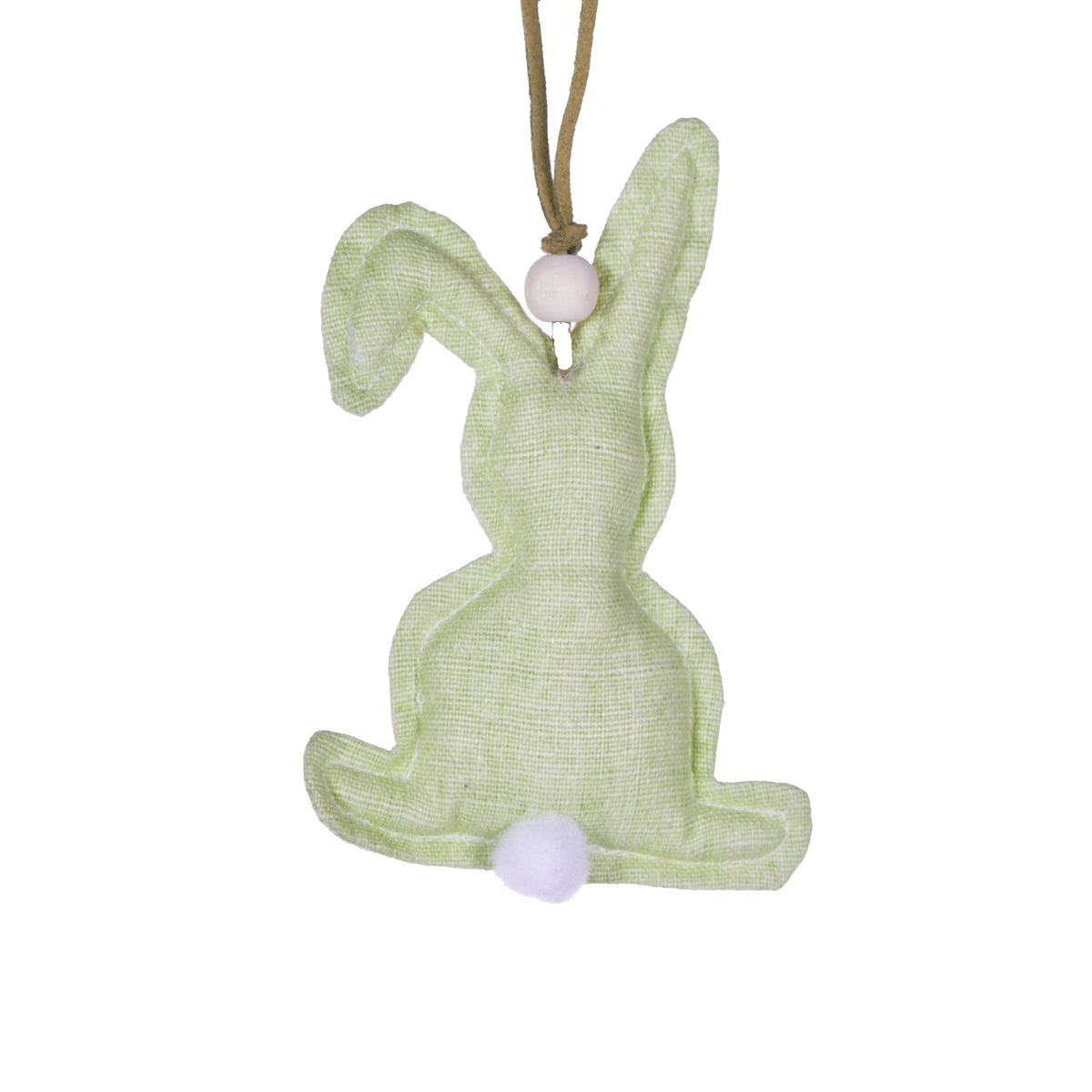Moss Rabbit Hanging Green