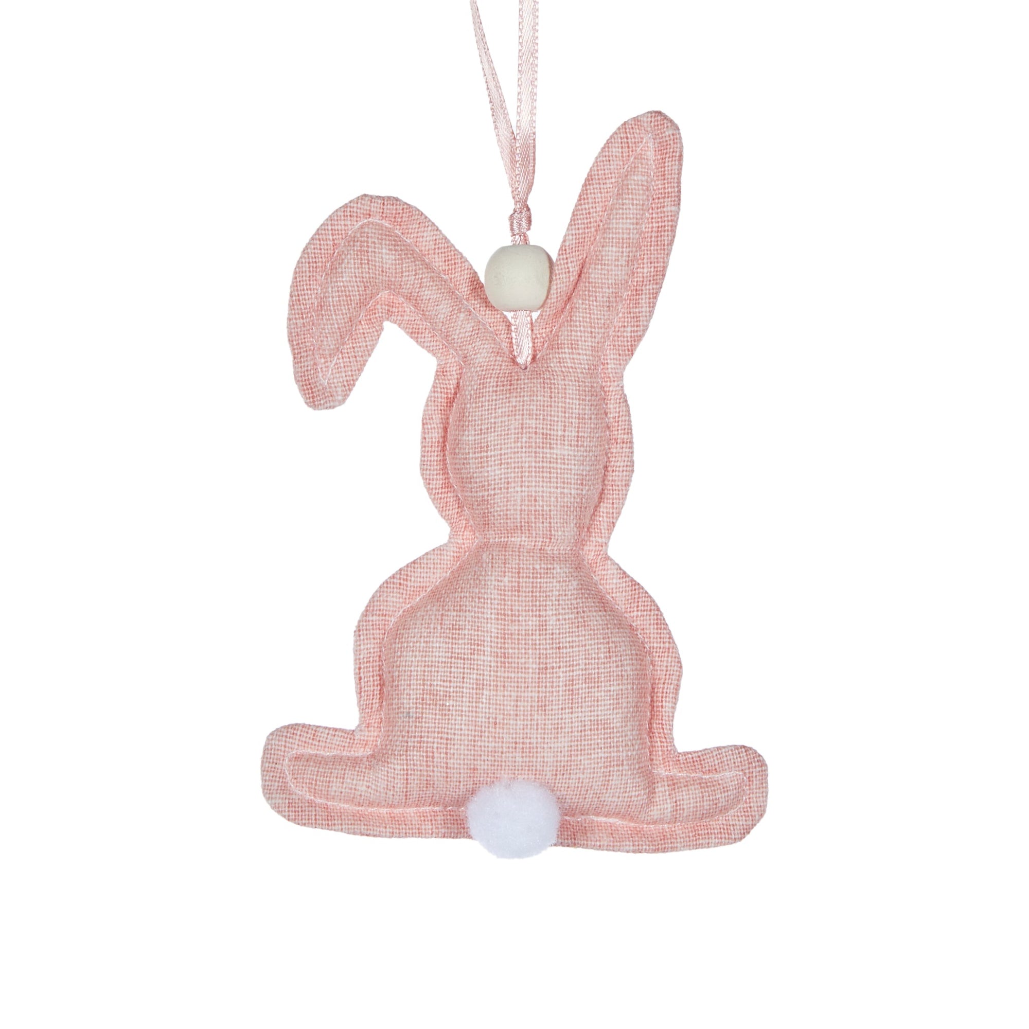 Rose Rabbit Hanging Decoration - Pink