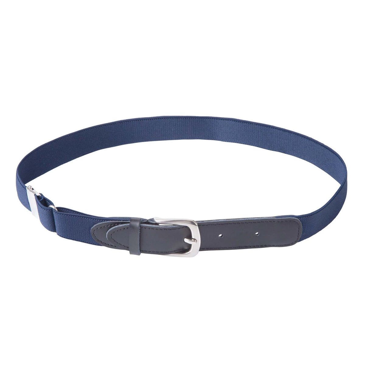 Designer Kidz | Bradley Boys Belt - (Navy Stripe)