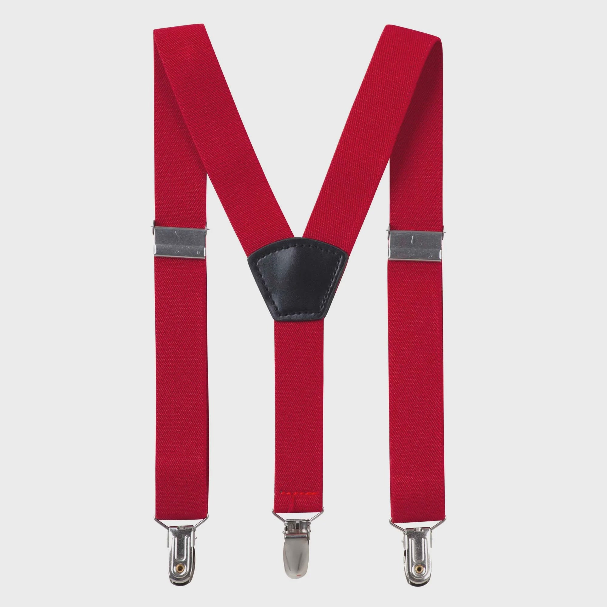 Designer Kidz | Bradley Suspenders - (Red)