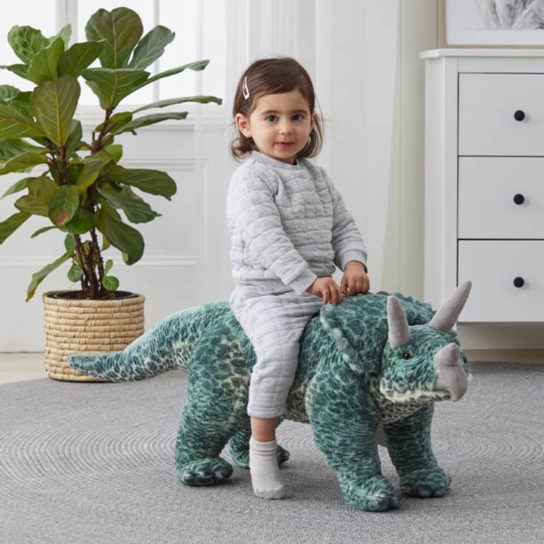 Jiggle &amp; Giggle | Large Standing Dino Triceratops