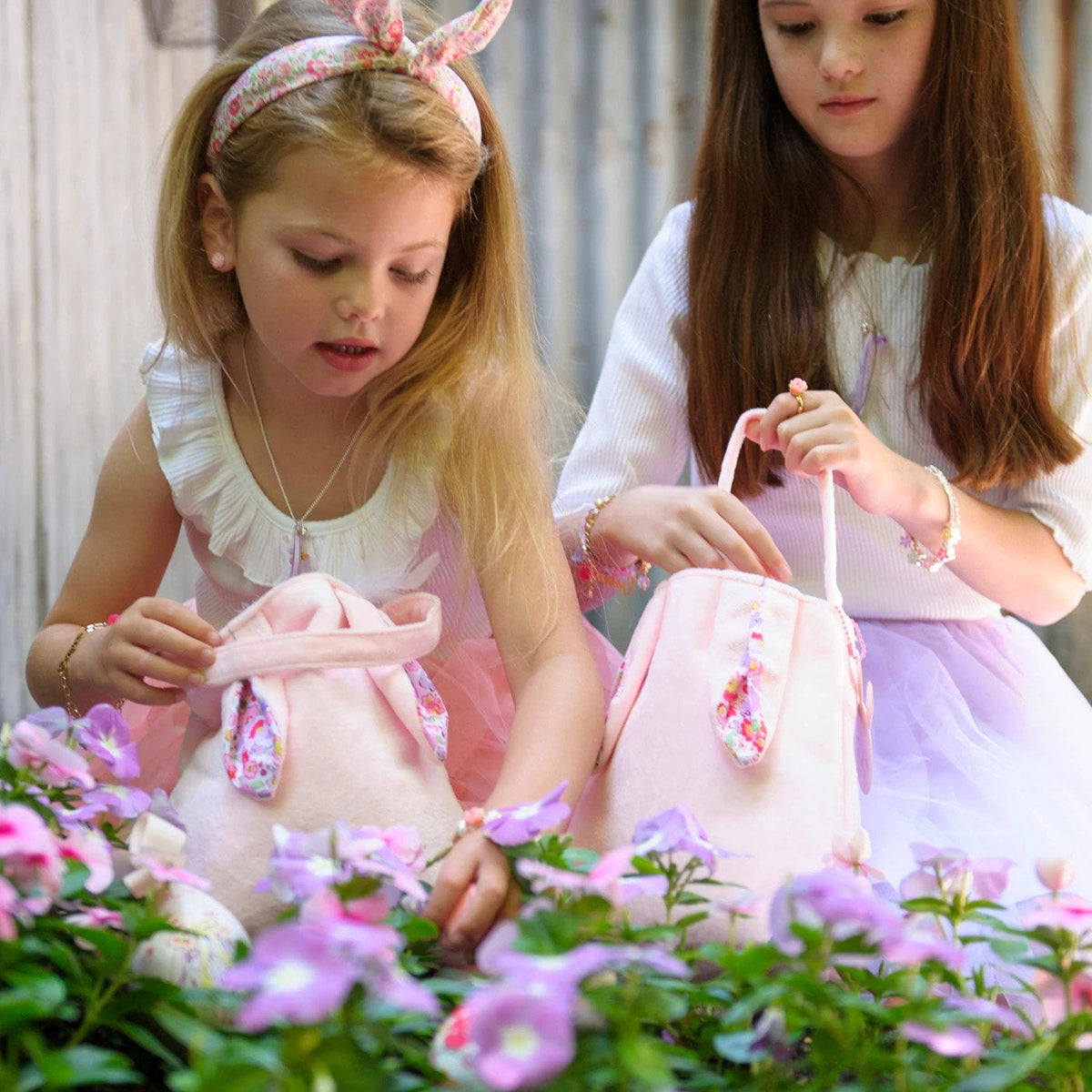 Petite Fleur Velvet BunBun Bag