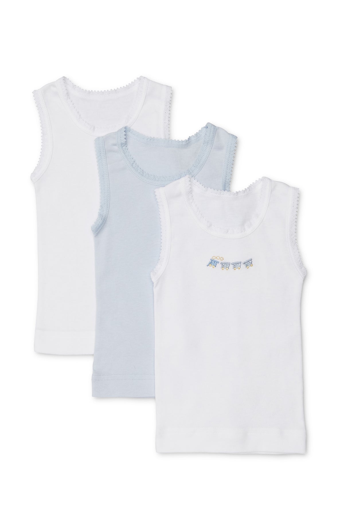 Marquise | 3 Pack Boys Train Singlets