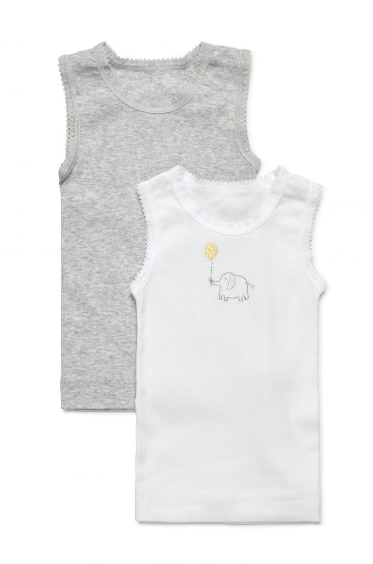 Marquise | Two Pack Singlets Elephant