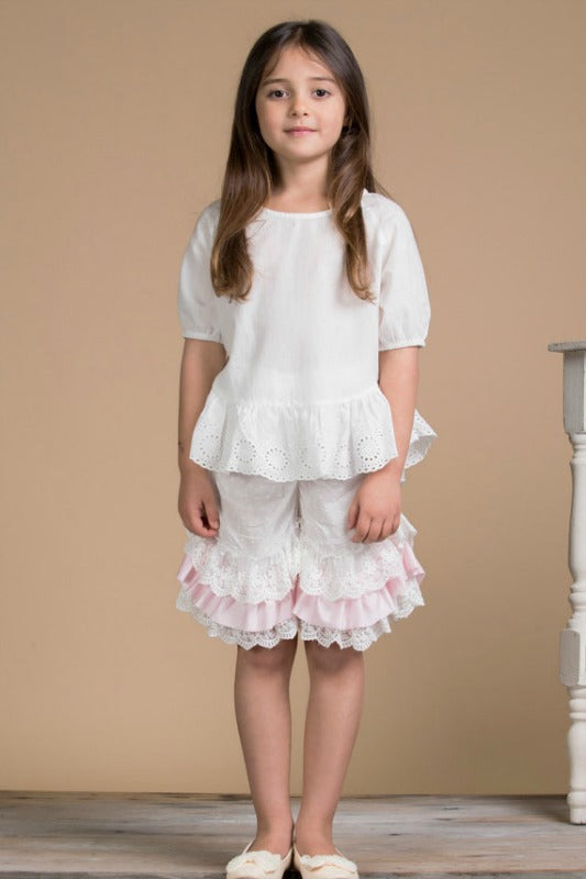 Jemima Vintage Lace Shorts