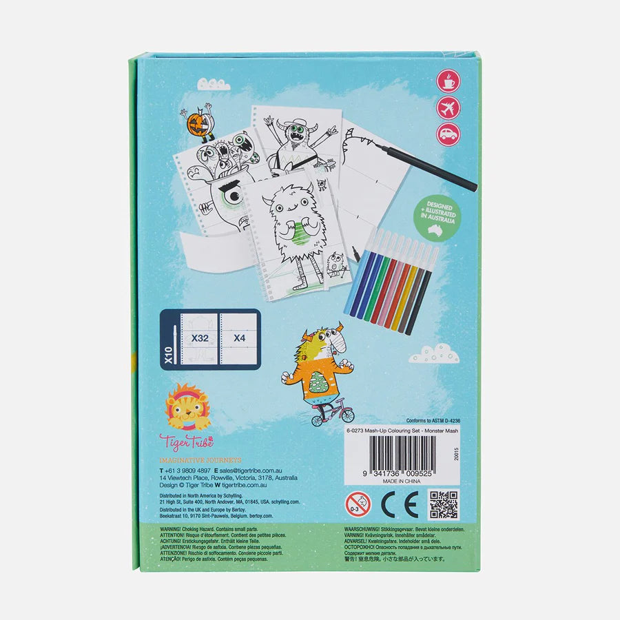 Tiger Tribe | Mash-up Colouring Set - Monster Mash