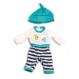 Miniland - Winter Pyjamas Aqua Set - 32cm