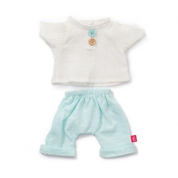 Miniland Clothing Sea Coloured T-shirt and Pants Set-38 cm
