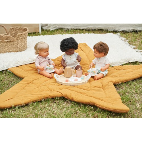 Miniland Doll Wooden Tea Set, 19 pieces