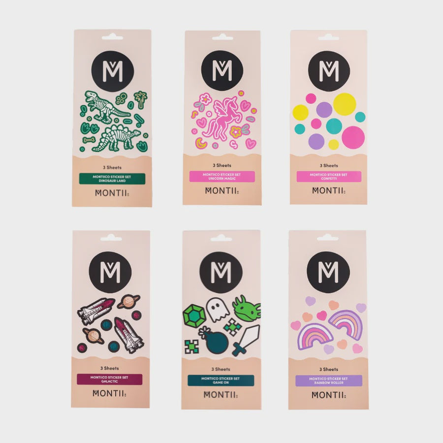 MontiiCo | Sticker Set (6 varieties)