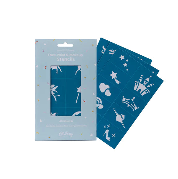 Oh Flossy | Reusable Adhesive Face Paint &amp; Makeup Stencils