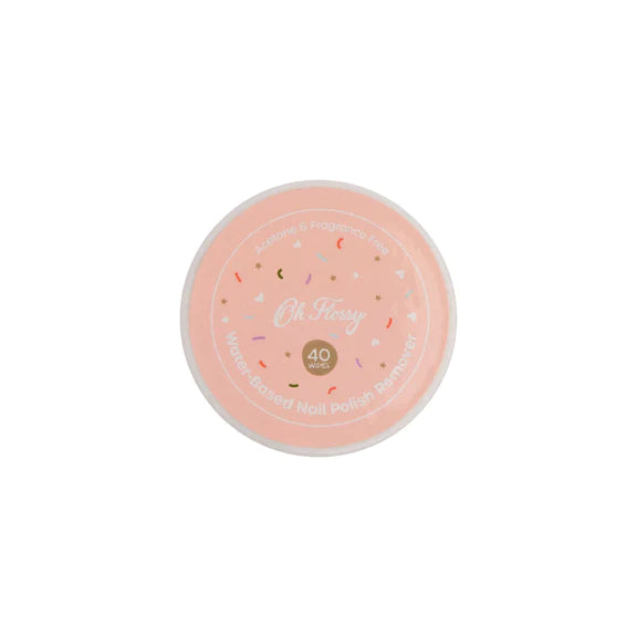 Oh Flossy | Water-Based Nail Polish Remover Wipes