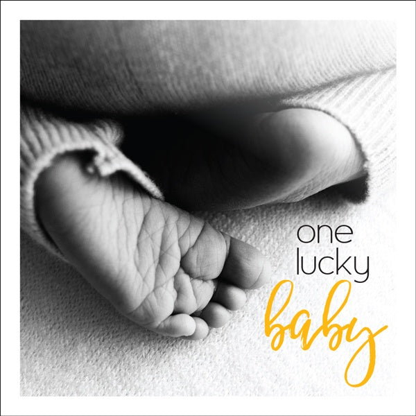 Affirmations | One lucky baby mini greeting card