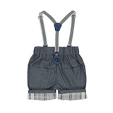 Arthur Ave | Navy Braces Shorts