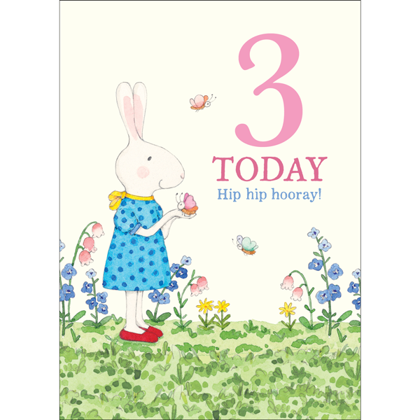 Card - Happy 3rd Birthday | Ruby Red Shoes Birthday Card