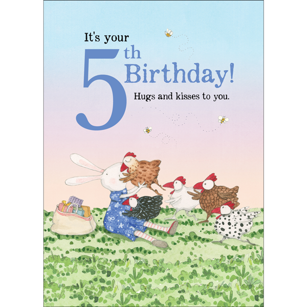 Card - It's Your 5th Birthday | Ruby Red Shoes Birthday Card