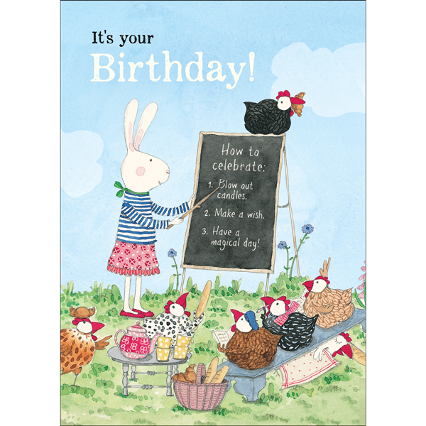 Ruby Red Shoes birthday card - It's your Birthday!