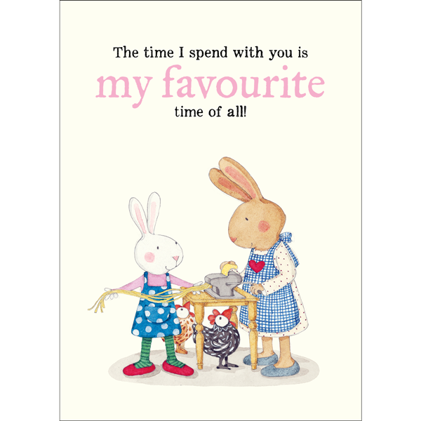 Ruby Red Shoes card - The time I spend with you