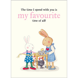 Ruby Red Shoes card - The time I spend with you
