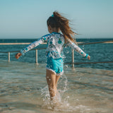 High Waisted Swim Shorts Frill