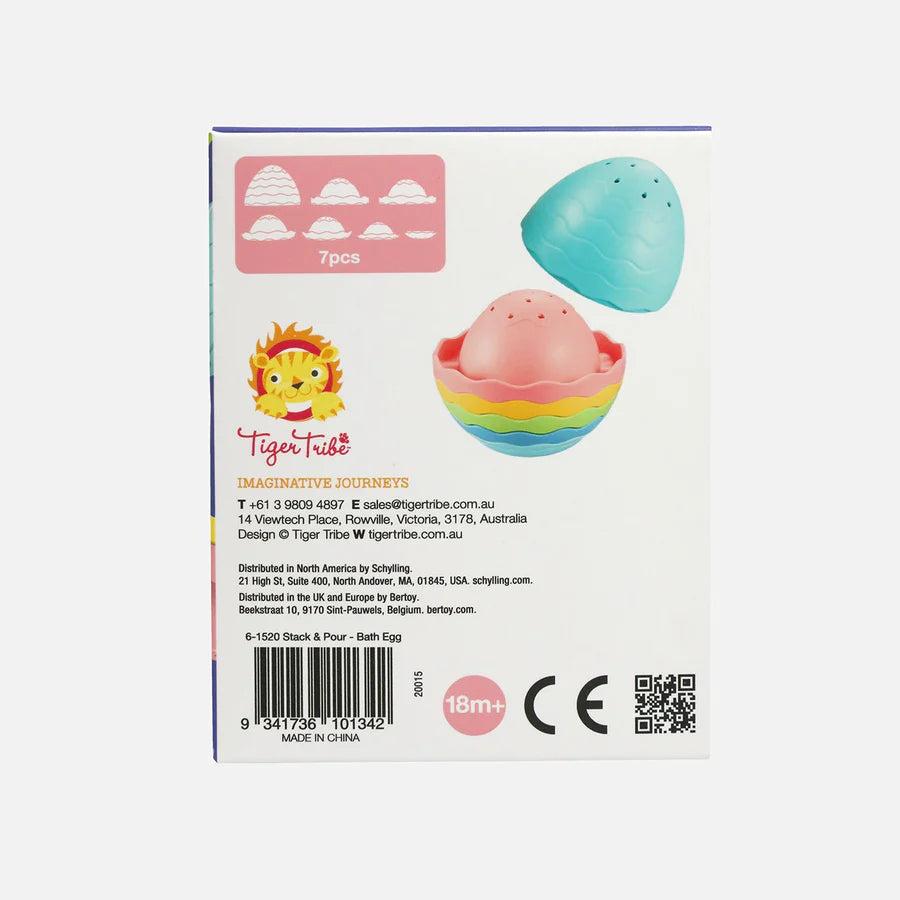 Tiger Tribe | Stack &amp; Pour - Bath Egg