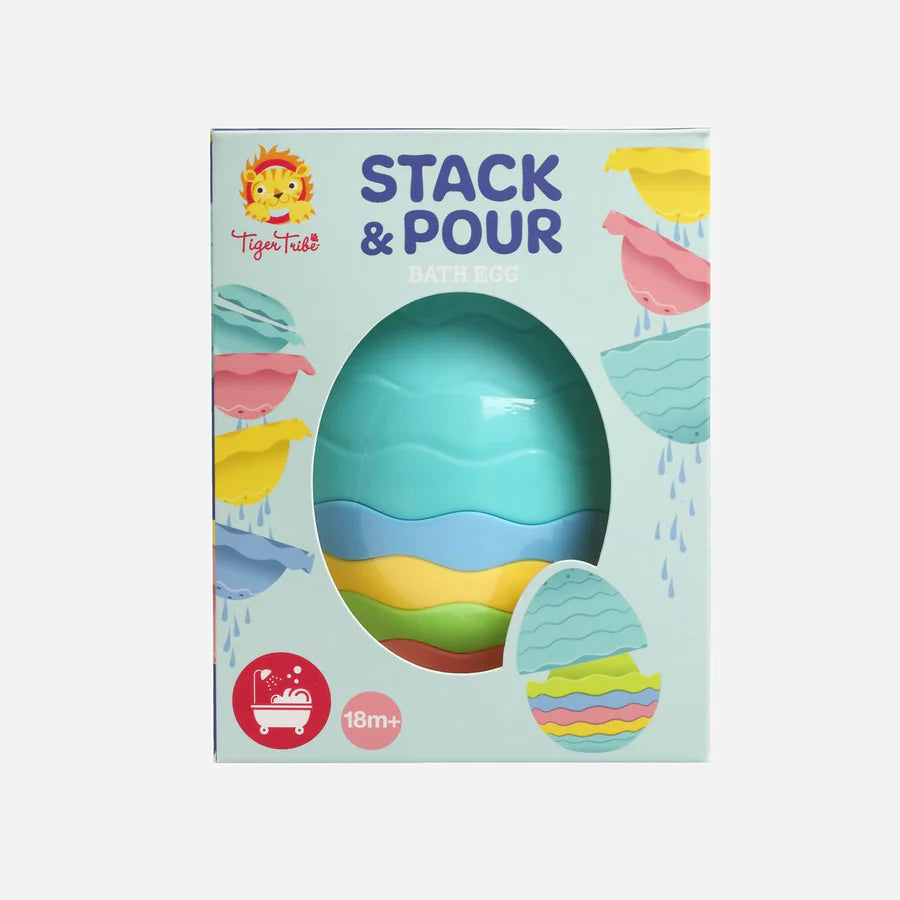 Tiger Tribe | Stack &amp; Pour - Bath Egg