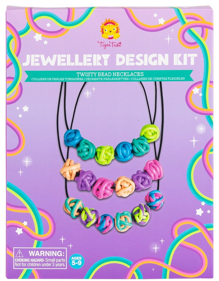 Jewellery Design Kit - Twisty Beads Necklaces