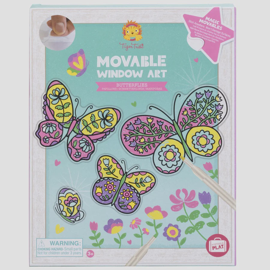Movable Window Art - Butterflies
