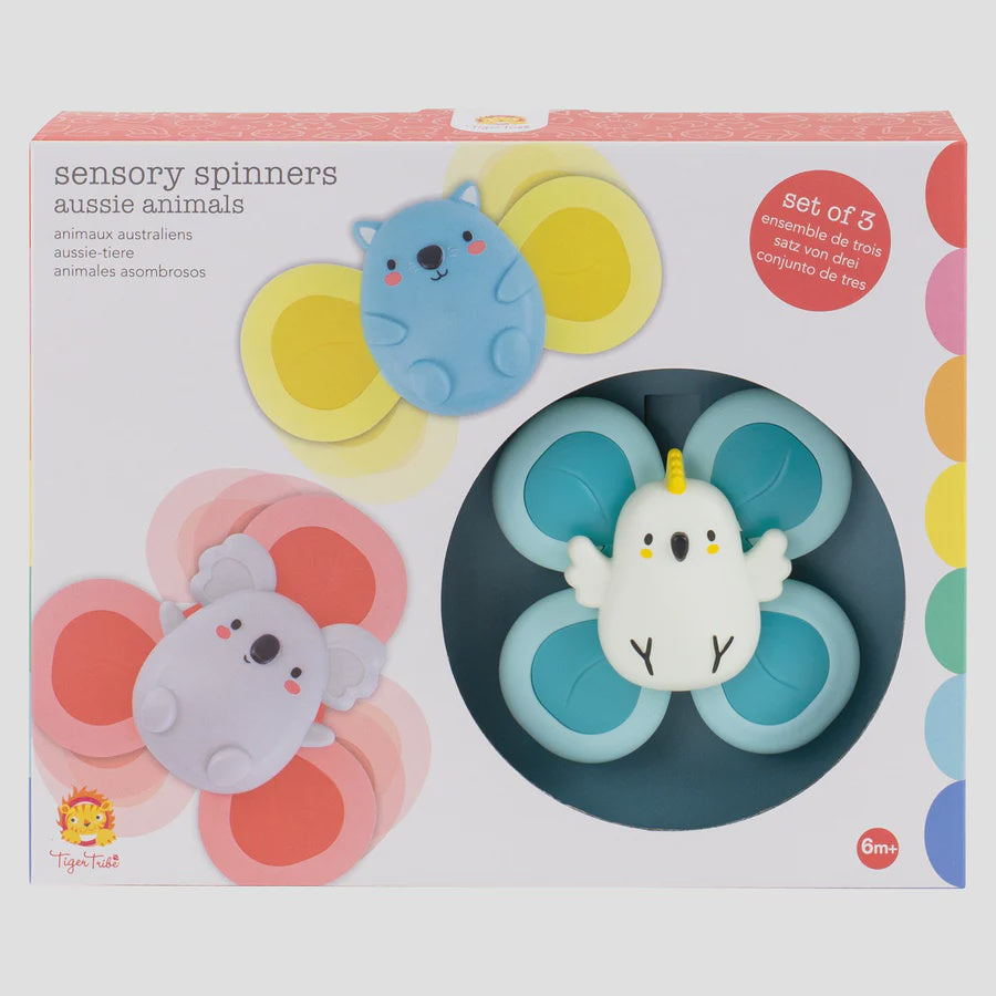 Sensory Spinners - Aussie animals