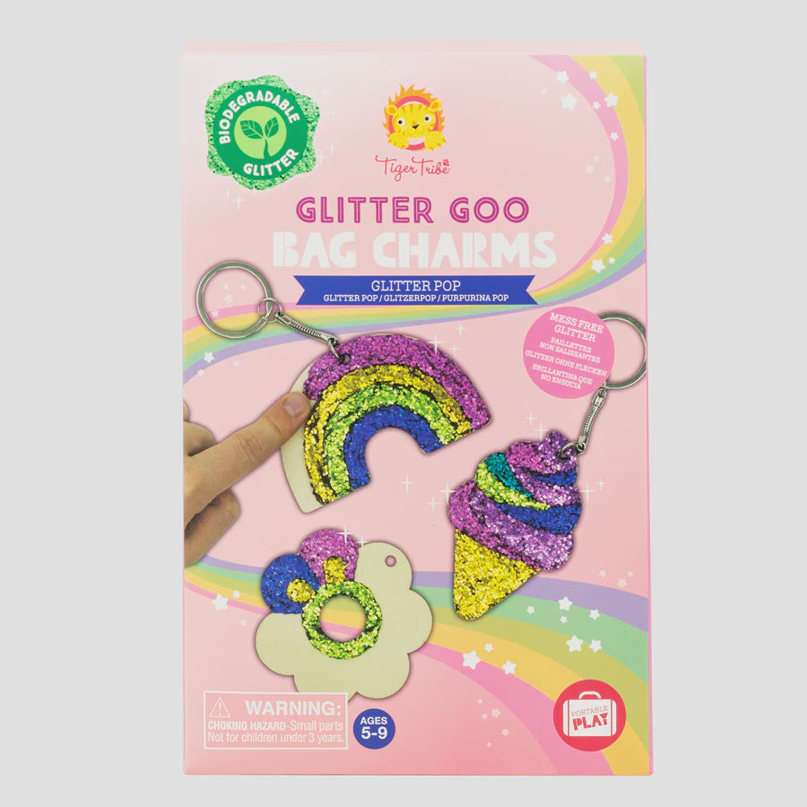 Tiger Tribe | Glitter Goo Bag Charms  - Glitter Pop