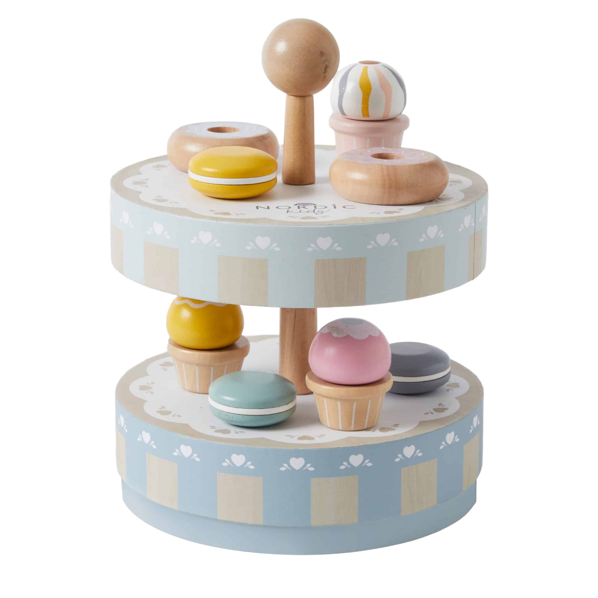 Nordic Kids | Wooden Cake Stand Set