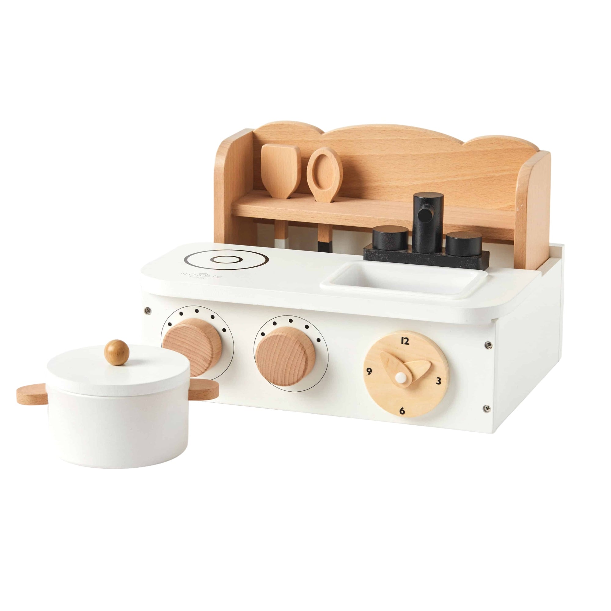 Nordic Kids | Wooden Kitchen Stove Set