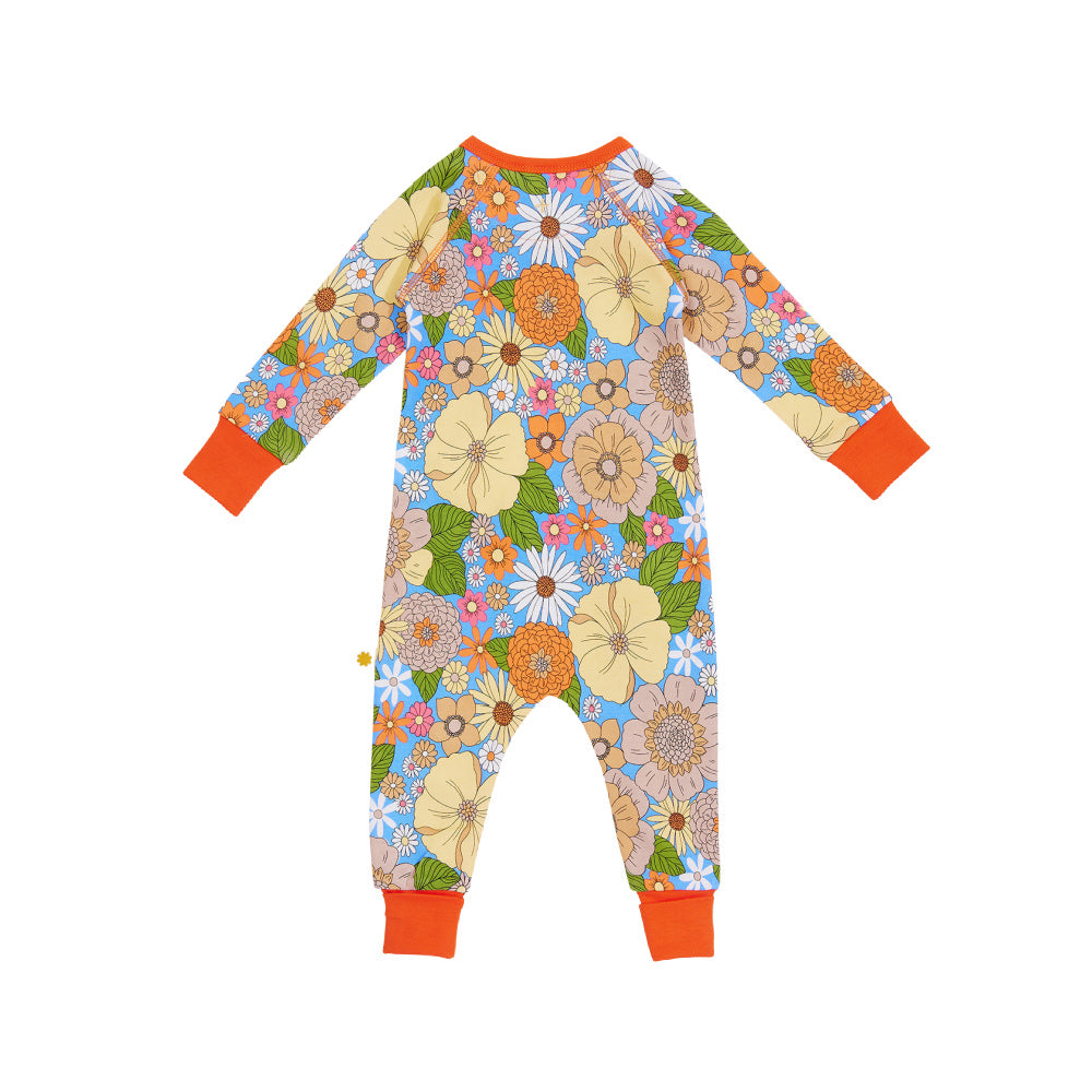 Zoey Floral Print Zipsuit - Multi