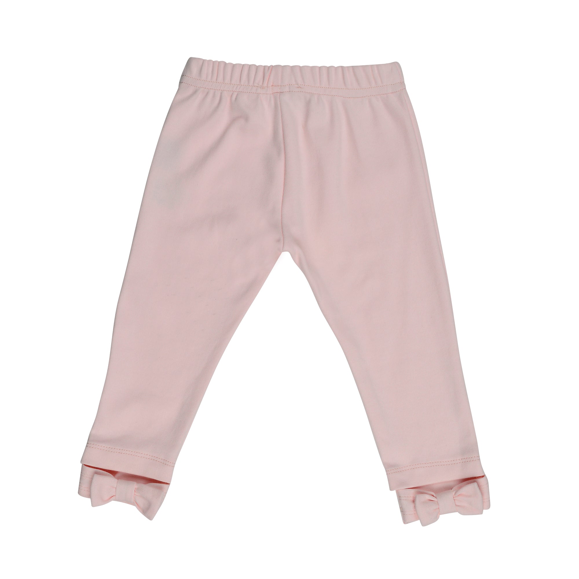 Arthur Ave - Girls Pink Bow Leggings