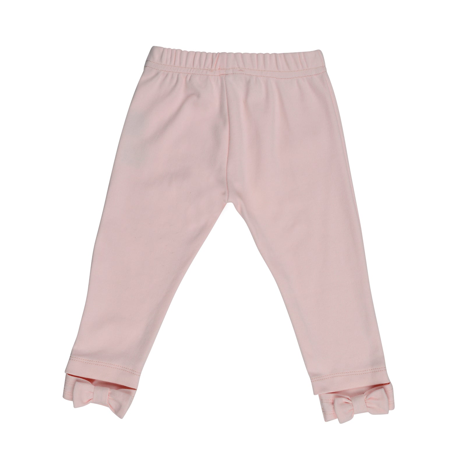 Arthur Ave - Girls Pink Bow Leggings