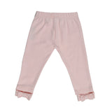 Arthur Ave - Girls Pink Bow Leggings