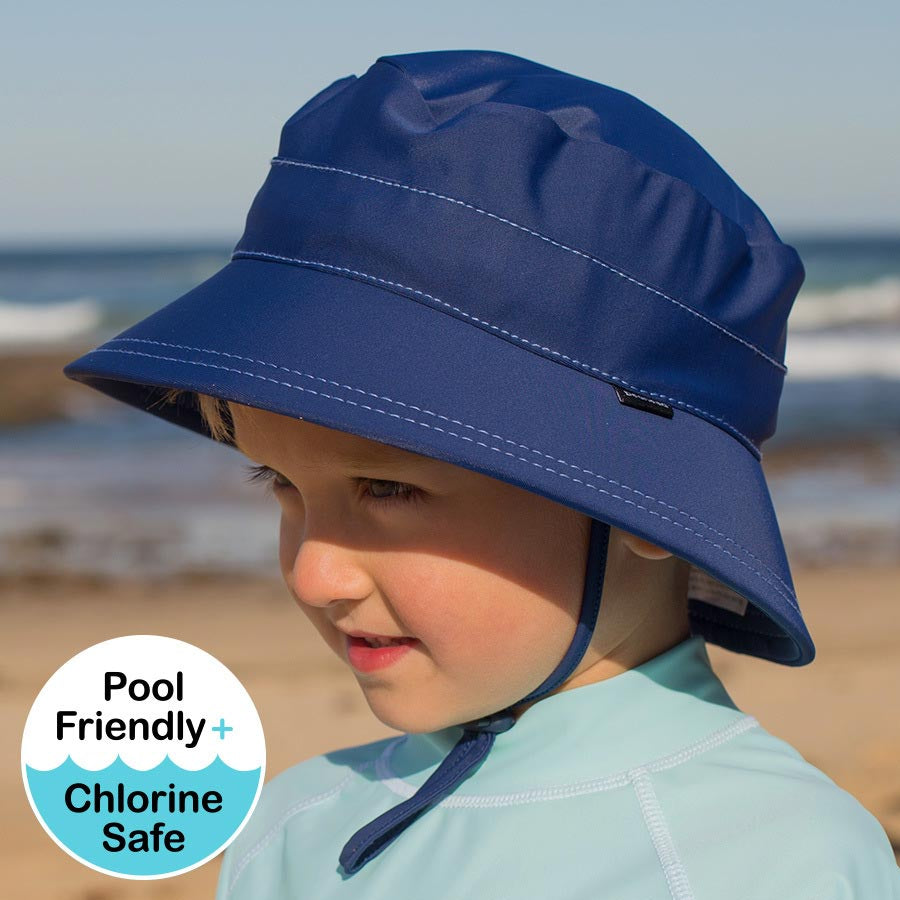 Bedhead - Kids Swim Bucket Hat - Marine