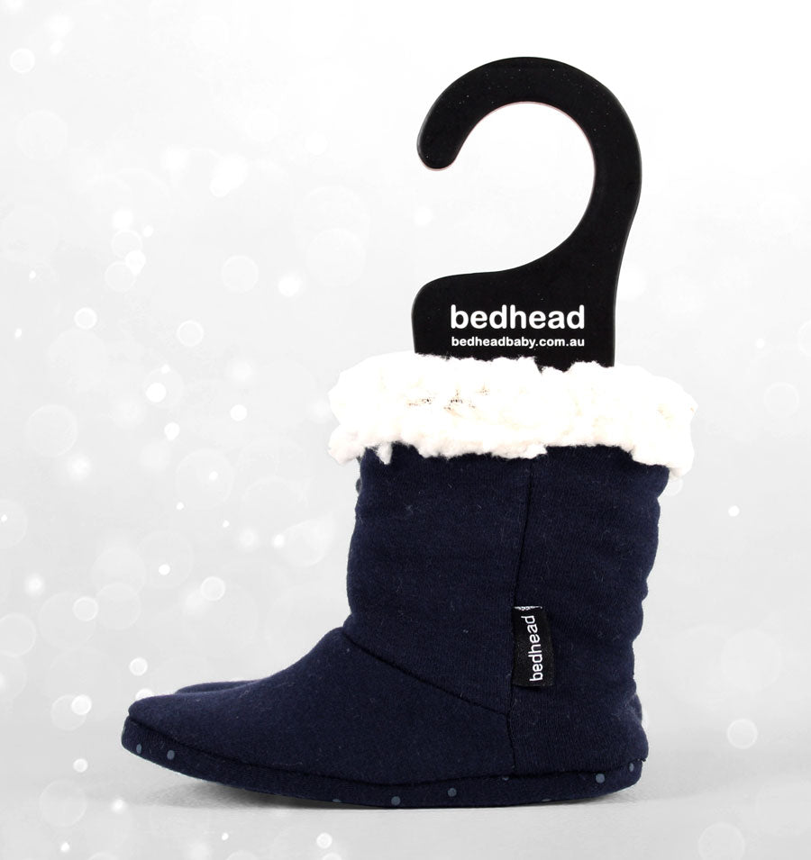 Bedhead - Fleecy Winter Booties - Denim