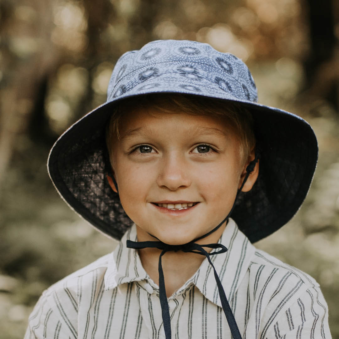 Bedhead - Explorer - Reversible Kids Bucket Hat - Norman / Indigo