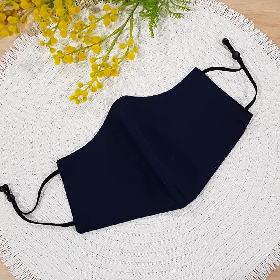Face Mask - Navy / Black