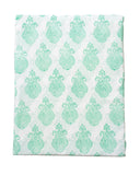Haveli - Paisley Mint Single Bed Fitted Sheet