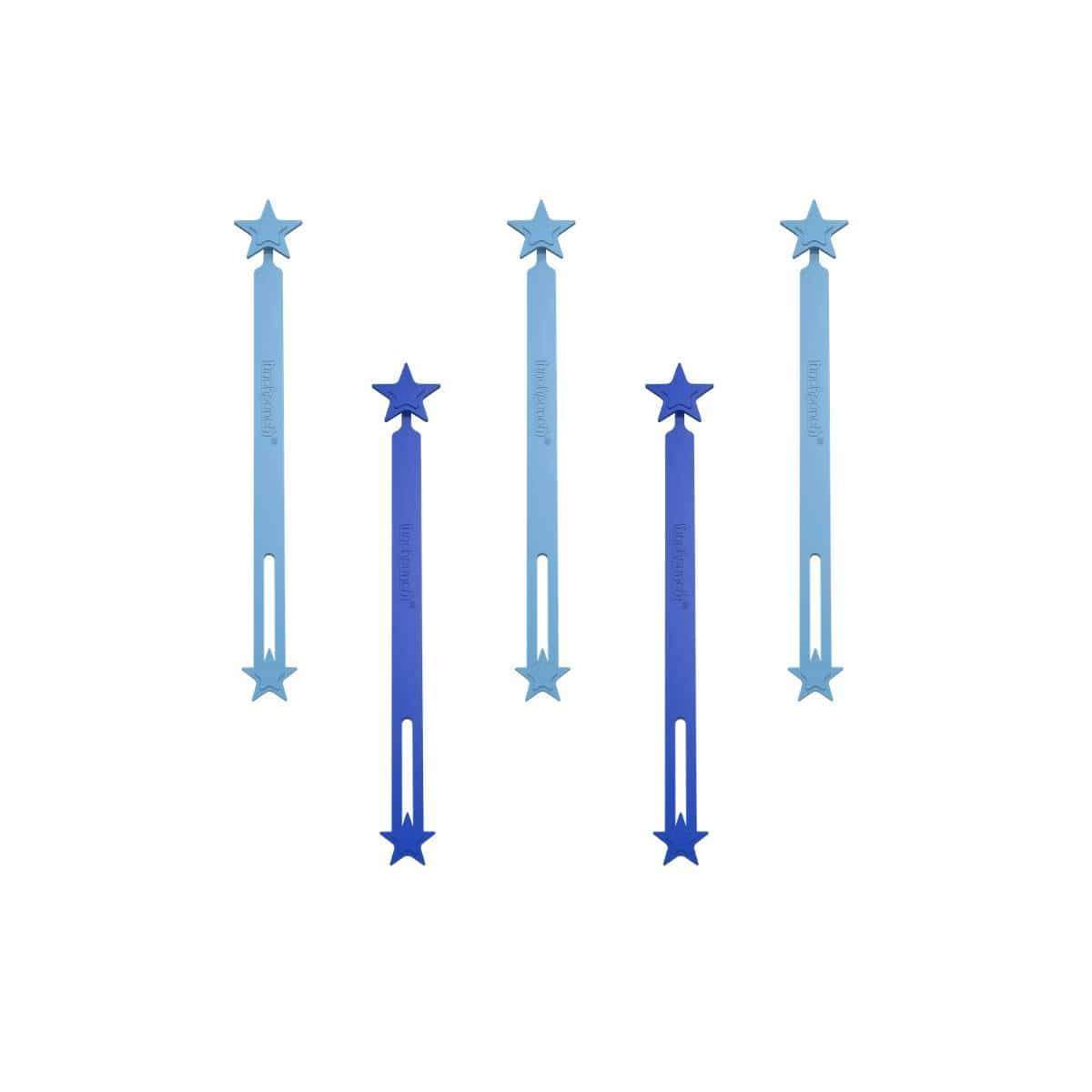 Lunch Punch - Silicone Wrap Bands - Blue