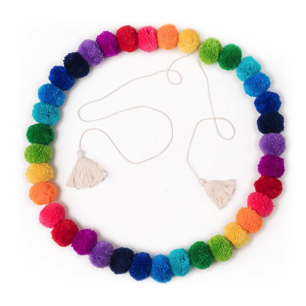 O.B. Designs - Pom Pom Garland - Rainbow